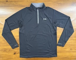 Under Armour All Season Gear ASG Fitted 1/4 Zip Pullover Men's Large Black - Picture 1 of 6