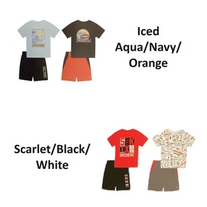 Skecher's Boy's 4-Pack Cotton Tees & Active Shorts Playwear Set - Picture 1 of 7