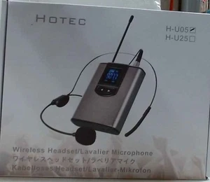 NEW OPEN BOX Hotec Uhf Wireless Headset Microphone W/ Bodypack Transmitter $64 - Photo 1 sur 1