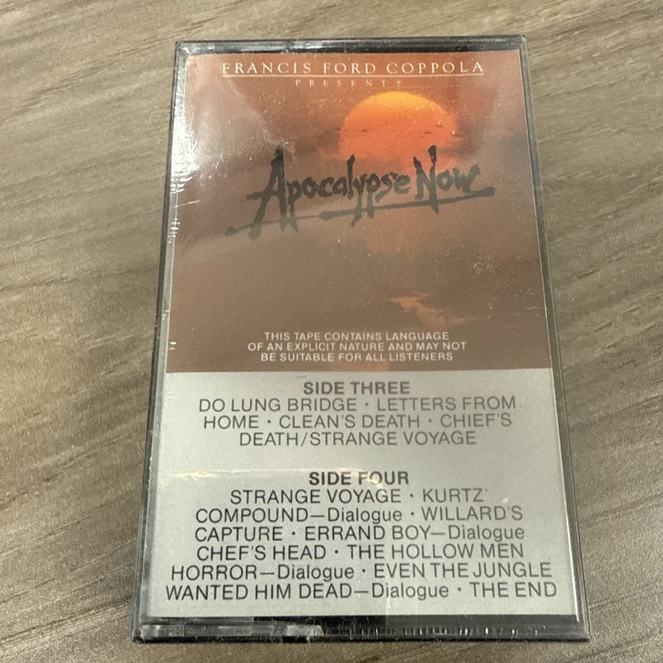 Apocalypse Now Soundtrack Cassette Tape (1979) 2-Tape Set, NEW SEALED - Image 1 of 4