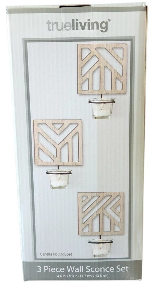 Juego de apliques de pared trueliving de 3 piezas nuevo en caja Foto 1 de 1