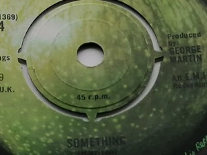 THE BEATLES ORIG  1969 UK 45   SOMETHING  LAYERED CENTRE   APPLE R 5814 - Picture 1 of 12