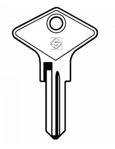 Classic Car key - RENAULT  (RO28) - Uncut Key Blank - Picture 1 of 1