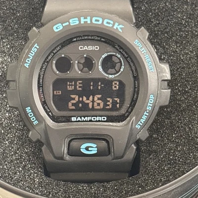 Casio G-Shock x Bamford Signature Blue Limited Edition Men's Watch DW-6900BWD-1 - Image 1 of 4