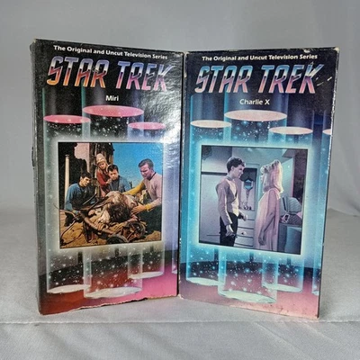 Star Trek Episodes 8 & 12 Miri Charlie X VHS 1966 ORIGINAL UNCUT VERSION 1985 - Image 1 of 4
