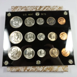 1951 P D S Complete US Mint BU UNC Uncirculated Silver 15 Coin Set #57767G - Picture 1 of 7