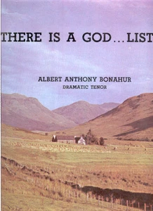 RECORD ALBUM - LP - THERE IS A GOD...LISTEN - ALBERT ANTHONY BONAHUR - SEALED - Imagen 1 de 1