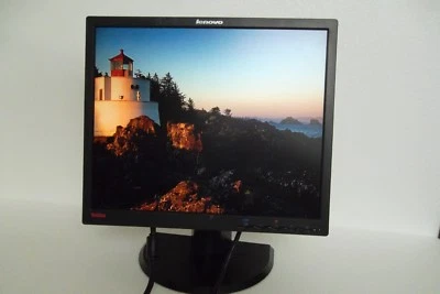Lenovo ThinkVision L1900pA LCD Monitor 19" VGA DVI 1280x1024 5ms Rotate 4431-HE1 - Image 1 of 4