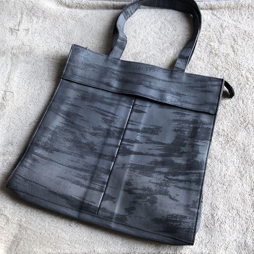 Borsa tote Alexander McQueen pittura a inchiostro design spalline