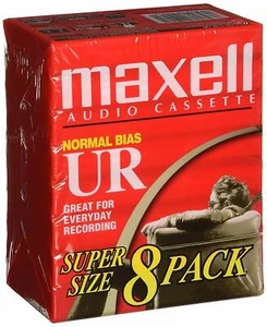 Maxell 8 PACK Optimally Designed for Voice Recording, 60 MIN EACH & JEWELCASE - Picture 1 of 1