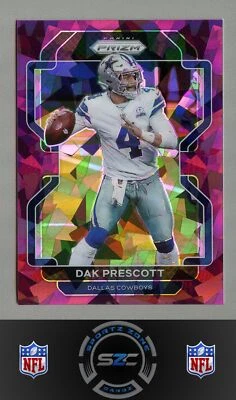 Dak Prescott - 2021 Panini Prizm Purple Ice SN 007/225 - Image 1 of 2