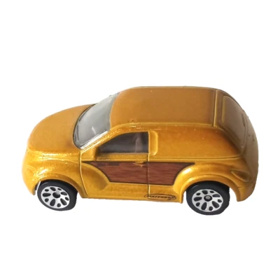 Retro Die Cast  2000 Matchbox Chrysler Panel Gold Woody PT Cruiser Car 1:60 - Image 1 of 4