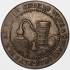 Perth Halfpenny Token 1797 ~ D&H 10 Schottland - Bild 1 von 2
