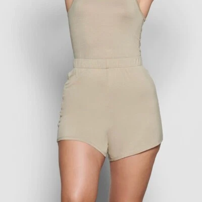 SKIMS Sleep Short Taupe Womens Large - Image 1 of 4