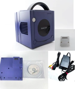 Nintendo GameCube Violet Console NTSC-J with Gameboy player & disc works fine - Picture 1 of 1