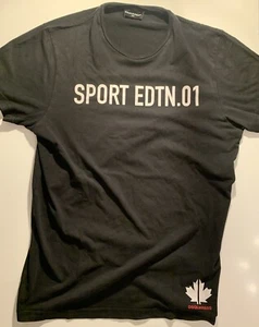 Dsquared2 T-Shirt Sport Edition.01 Black & White - Picture 1 of 4