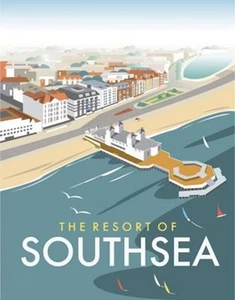 Southsea Pier (by Dave Thompson) fridge magnet (se) - Picture 1 of 1