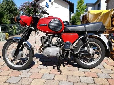 MZ TS 250/1 rot Optisch und technisch weitgehend original Zustand Ostalgie DDR - Bild 1 von 4