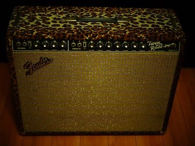 Vintage Custom 1965 Fender Twin Reverb Amp - Smokin Joe Kubek's Amp + Road Case - Image 1 of 4