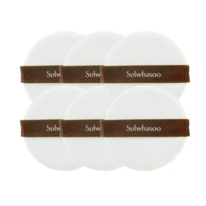 Sulwhasoo Perfecting Cushion Puff 6pcs Air Puff Sponges Makeup Tool KOREA MADE - Picture 1 of 11