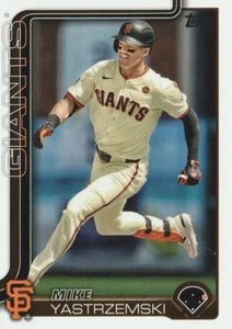 Mike Yastrzemski 2025 Topps Series 1 #186 San Francisco Giants MLB FREE SHIPPING - Picture 1 of 2