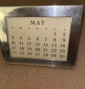 tiffany co Perpetual Calendar Silver - Picture 1 of 1