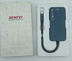 USB Type-C to HDMI+DisplayPort+VGA Adapter 4K Support Compatible Laptops TV’s - Photo 1/12