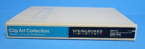 Springboard Clip Art Collection Volume 2 1986 Floppy Computer Program Software - Picture 1 of 6