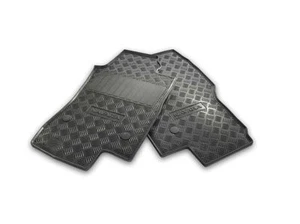 New Genuine Nissan Navara D40 series STX Front Rubber Floor Mats - Picture 1 of 1