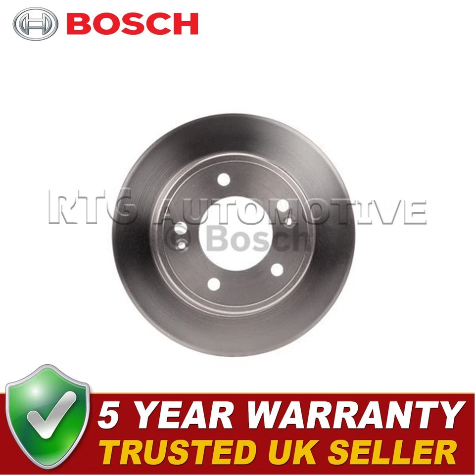 Bosch Rear Brake Disc Fits Hyundai i30 Kia Cee'D Pro + Other Models - Image 1 of 4