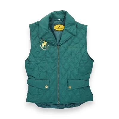 Euro Hunter Men's Puffer Vest Green Full Zip Size Small "Le Cavalier" - Image 1 of 4