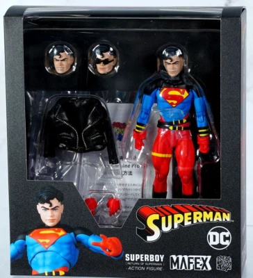 Figura de acción Medicom Toy MAFEX 232 Superboy Return of Superman No.232 Foto 1 de 4