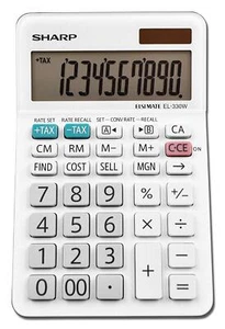 Sharp EL-330WB Calculator Dual Power Solar Battery 1 Pack New - Picture 1 of 7