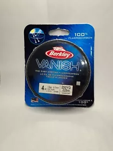 Berkley Vanish Fluorocarbon Fishing Line, 4lb, 250yd, Brand New in Box, Clear - Picture 1 of 2