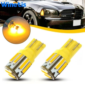 Amber Corner Parking Marker Signal Lights LED Bulbs for 06-10 Dodge Charger ,194 - Picture 1 of 7