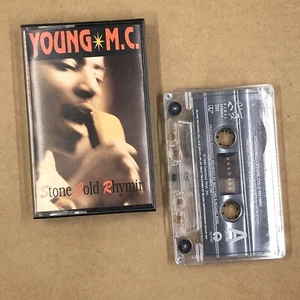 YOUNG MC Cassette Tape 80s Rap Hip Hop STONE COLD RHYMIN BUST A MOVE - Picture 1 of 6