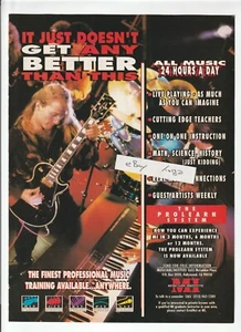 1992 MUSICIANS INSTITUTE Magazine AD~Prolearn~CHANDLER Guitar~AUSTIN SPECIAL - Picture 1 of 2