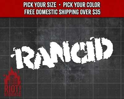 Calcomanía rancia para pegatina con logotipo de banda de coche para computadora portátil punk rock Foto 1 de 4