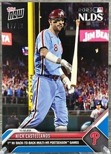 2023 Topps NOW Nick Castellanos Blue Parallel Card # 999 SSP 17/49 Phillies
