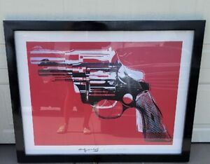 Andy WARHOL Revolver 1995 44"x34" Framed! FREE SHIPPING!
