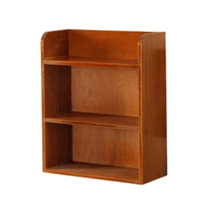 Wooden Vintage Small Cabinet Shelf Unit Floating Wall Shelves Display Box 3-tier - Picture 1 of 8