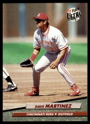 1992 Fleer Ultra #484 Dave Martinez Cincinnati Reds - Image 1 of 2