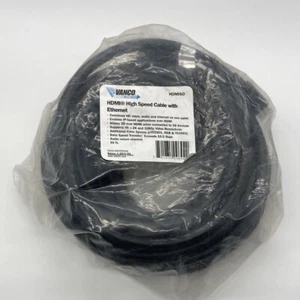 Vanco HDMI50 High Speed HDMI 50’ Cable. 4K x 2K. 1080p. New. Factory Sealed. USA - Picture 1 of 4