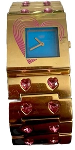 2006 LARGE SWATCH IRONY LADY SQUARE YUG101G FROM WITHIN GOLD SWISS WATCH NEW - Picture 1 of 6