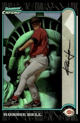 1999 Bowman Chrome #354 Robbie Bell International Refractors #/100 - Image 1 of 2