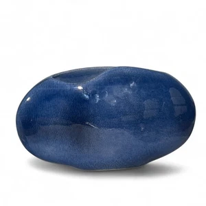 Max Idlas Vase Linse Keramik Fayence 1980 signiert Ära Blin Ruelland Jouve - Bild 1 von 9