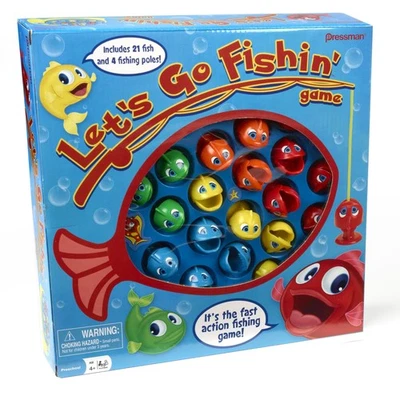 Let's Go Fishin' Game by Pressman - The Original Fast-Action Fishing Game!, 1-4 - Image 1 of 4