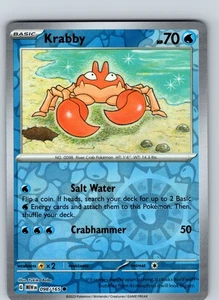 Krabby 98/165 2023 SV 151 Reverse Holo Common - Picture 1 of 3