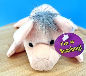 Babe: Pig in the City Beanbag 1998 peluche vintage lovies de animales de peluche - Imagen 1 de 7