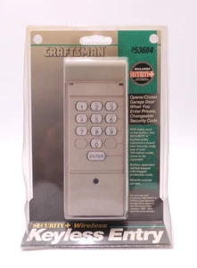 NEW SEALED Craftsman 953684 Keyless Entry Garage Door Opener Wireless Keypad - Picture 1 of 15